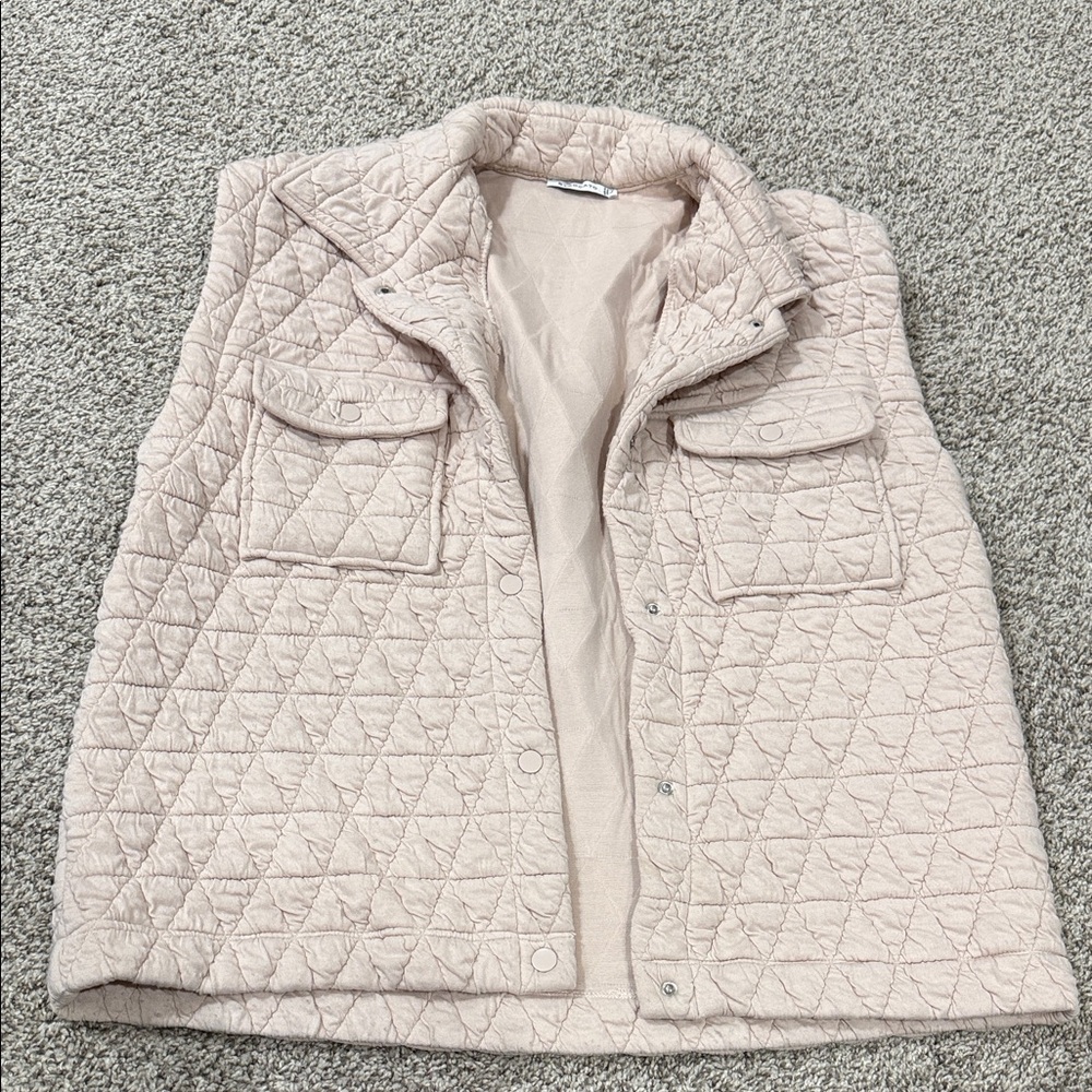 Staccato Quilted Pink Women's Vest